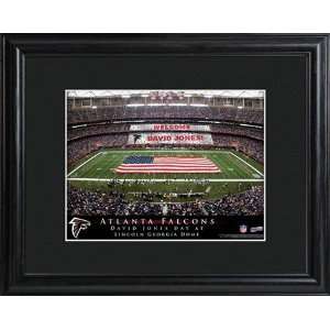  Atlanta Falcons Personalized NFL Stadium Print with Wood 