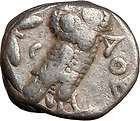 ATHENS Greece BIG 393BC Silver Greek Coin ATHENA OWL