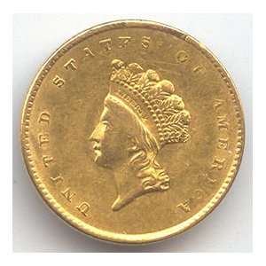  $1 1854 1856 Princess Gold Coin Type 2 
