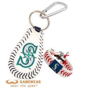  GameWear Seattle Mariners Keychain & Bracelet Combo 