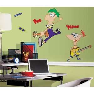 Phineas & Ferb Peel & Stick Giant Wall Mural Appliques:  