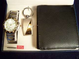 Mens Watch, Billfold, and Money Clip from Cote d Azur  