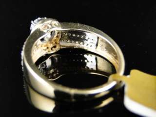 LADIES BRIDAL ENGAGEMENT PAVE DIAMOND BRIDAL RING .25CT  