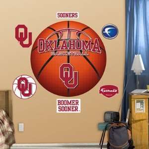  Oklahoma Sooners Basketball Logo Fathead NIB Everything 