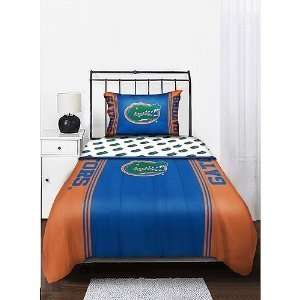  Florida Gators NCAA Twin Comforter & Sheet Set (4 Piece 