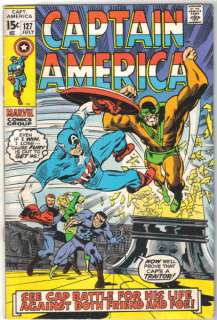 Captain America Comic Book #127, Marvel 1970 FINE   