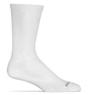 Feetures socks Diabetic white crew 1p  