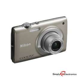 Nikon Coolpix S2500 Silver Digital Camera 12MP 4x wide  