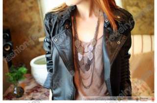 Fashion Bohemia style leaves multilayer Necklace  
