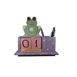   Cohasset 427PS Frog Perpetual Calendar, Pastel Finish