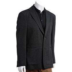 Radley Mens Wool Knit Charcoal Grey Blazer  Overstock