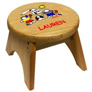  Kids Wooden Step Stool by Holgate Toys: Home & Kitchen