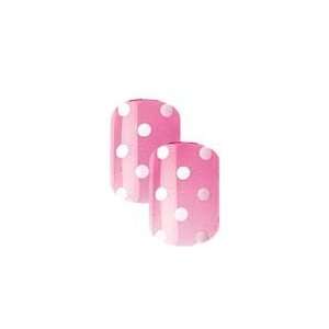  Cala Little Miss Nails Press On Set in Pink with White 
