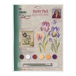  Donna Dewberry   One Stroke Starter Pack   Tulips & Irises 