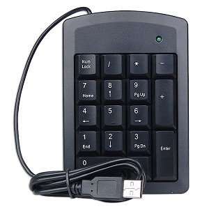  17 Key USB Numeric Keypad (Black): Electronics