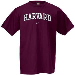  Nike Harvard Crimson Crimson College Classic T shirt 