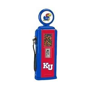  Kansas Jayhawks Replica Gas Pump Gumball Machine Sports 