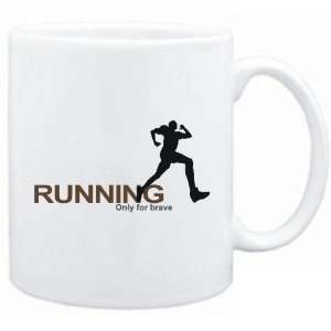 New  Running  Only For Brave  Mug Sports 