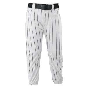   605PINY Youth Pinstripe Custom Baseball Pants WH/NA   WHITE/NAVY YS