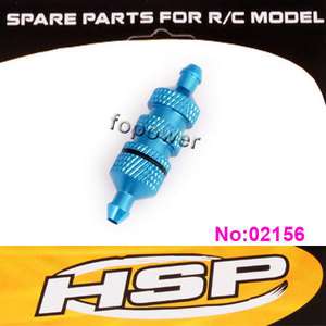RC model HSP 110 Car 02156 Aluminum Fuel Filter Blue Upgrade Parts 
