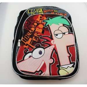  Phineas and Ferb Graffiti Style Backpack (16 Inch) Toys & Games