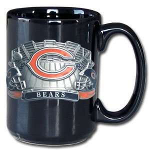  Chicago Bears Black Coffee Mug: Kitchen & Dining