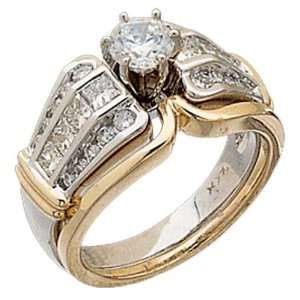   . Diamond Bridal Ring Set, Semi Mount Setting (without Center Stone