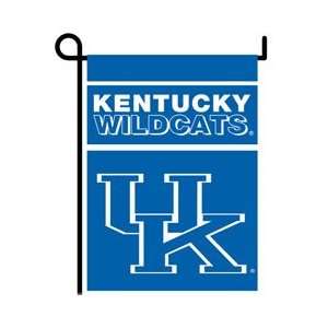  NCAA Kentucky Wildcats 2 Sided Garden Flag w/pole 
