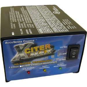  Xciter 6 Volt / 12 Volt, 2 Amp Battery Charger Automotive