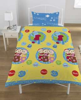 Reversible Kids Girls Boys Single Bed Duvet Quilt Cover Bedding Set 