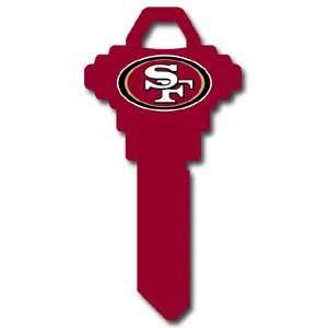 San Francisco 49ers Schlage Team key   NFL Football Fan Shop Sports 