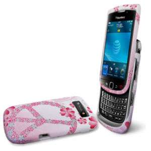 For NEW Blackberry Torch 9810 4G 8GB AT&T SMARTPHONE WHITE PINK SKIN 