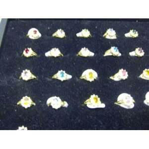 Wholesale Lot 21 Womens Fashion Metal Rings Costume Jewelry Resell 