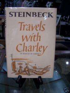 TRAVELS WITH CHARLEY~JOHN STEINBECK **FIRST EDITION**  