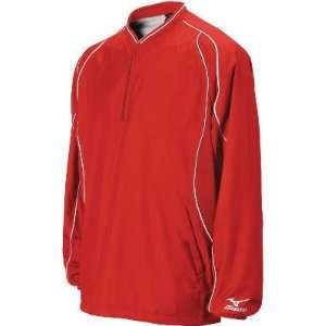   Prestige Long Sleeve Red Batting Jacket   Jackets