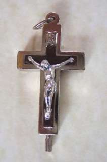 Spina Christi Crucifix w/ Catacombs soil ~ Rosary Parts  