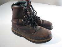 Georgia Boot Co.Steel Toe Brown Leather Work Boots Mens 10 EUR 44 SEE 