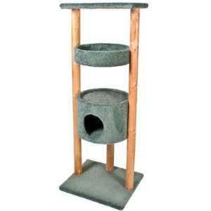  73 Kitty Watchtower Cat Tree Color: Green: Pet Supplies