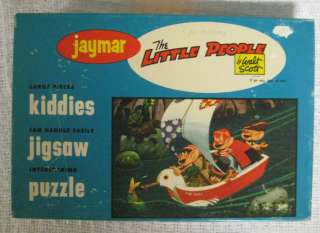 Vintage JAYMAR PUZZLE The Little People by Walt Scott  