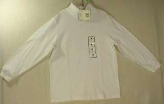 NEW Boys Size 8 Turtleneck Long Sleeve Pullover Shirt Cotton NWT 2485 