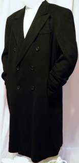Harry Rosen Mens 100% Cashmere Soft Long Coat 46 Reg  