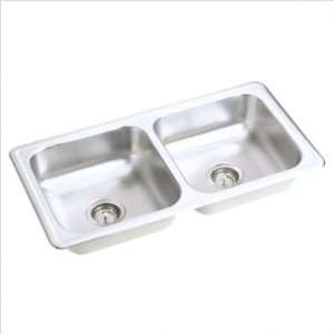   Dayton 33 x 17 Top Mount Stainless Steel Double Sink Home