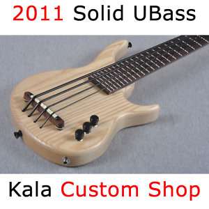 Kala Solid Body UBASS   Natural Ash U BASS   Bass Uke Ukulele  