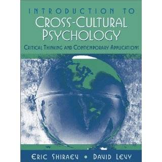 Introduction to Cross Cultural Psychology Critical Thinking and 