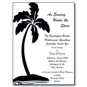 Summer Party Invitation with Coordinating Envelope   Package of 25