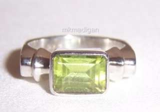 Silpada Size 6 Peridot Ring .925 Sterling Silver Retired R0713 Gift 