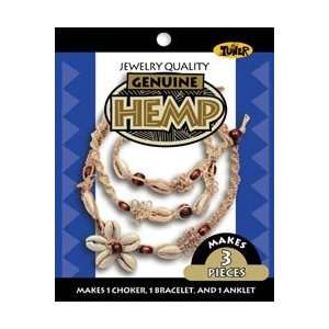  Toner Hemp Jewelry Kits Small Shell Cowrie 850H 71; 3 