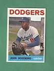 1964 TOPPS #88 JOHN ROSEBORO   EX   DODGERS