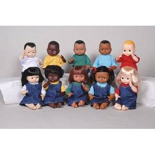  Multi ethnic School Dolls   Afro american Boy: Toys 