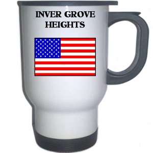 US Flag   Inver Grove Heights, Minnesota (MN) White Stainless Steel 